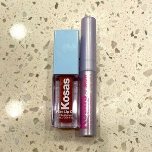 Kosas Wet Lip Oil and Air Brow Set